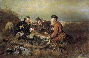 Vasily Perov The Hunters at Rest